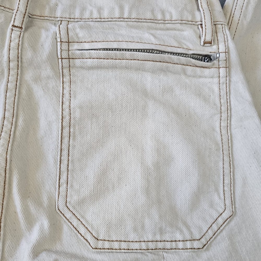 La Fetiche Cream Straight-Leg‎ Jeans - Picture 6 of 12